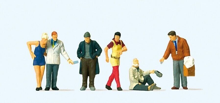 Preiser 10591 In the pedestrian precinct HO 1:87