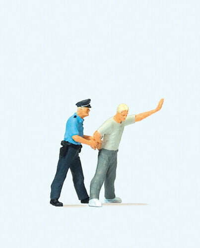 Preiser 28119 arrested h0 1:87