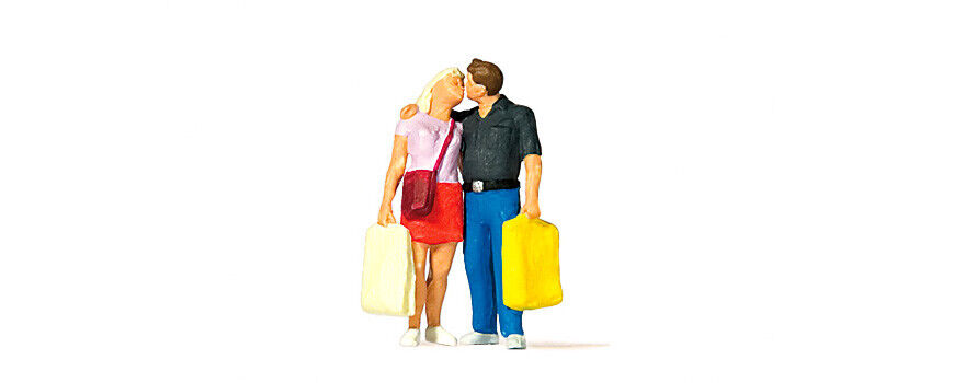 Preiser 28185 kissing couple H0 1:87