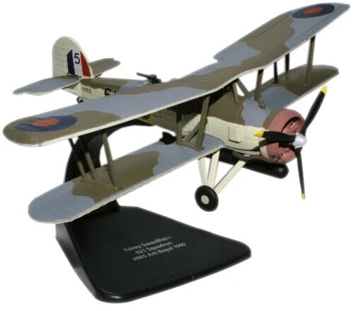 oxford AC025 Diecast Fairey Swordfish 1:72 Scale Model