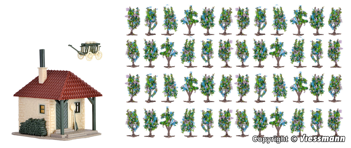 Vollmer 45129 Gauge H0 vineyard house with vines  1:87